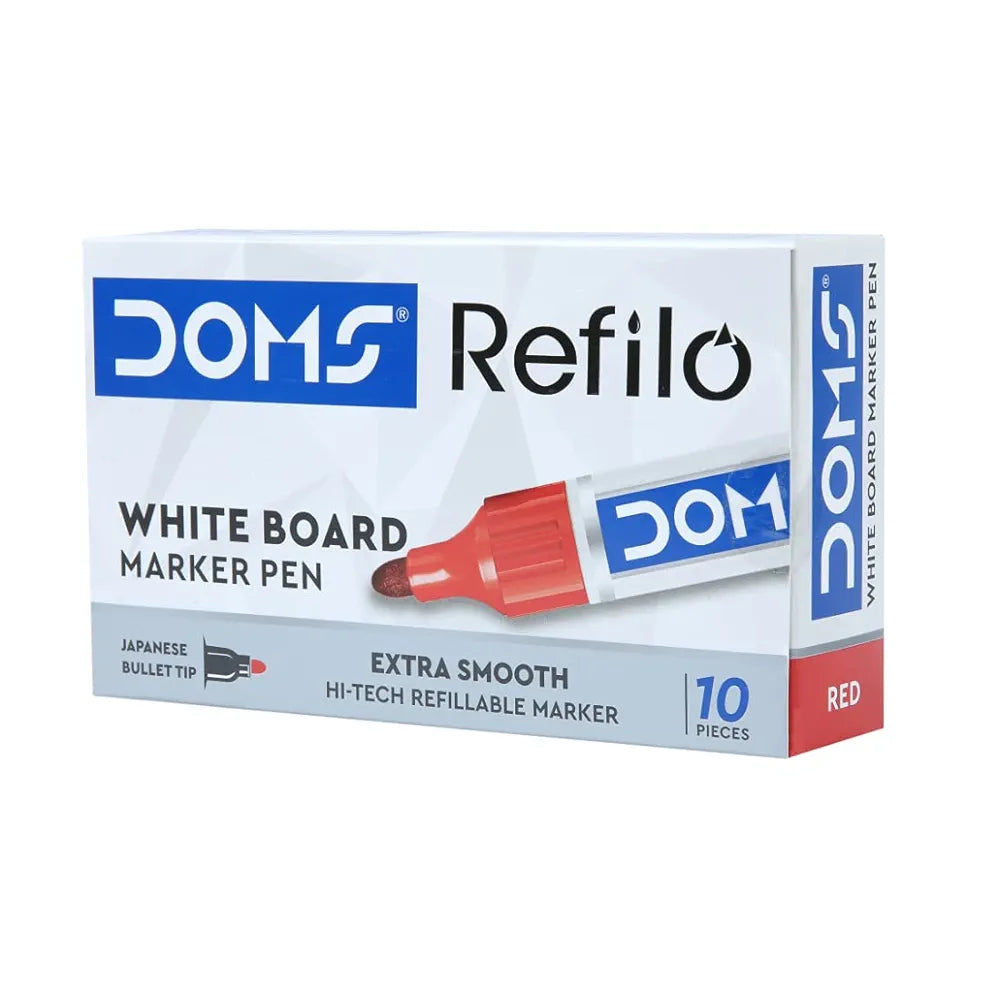 DOMS 7433- RED WHITE BOARD MARKER DOMS 7433- RED WHITE BOARD MARKER